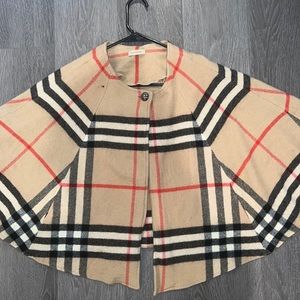 Burberry cropped Cape